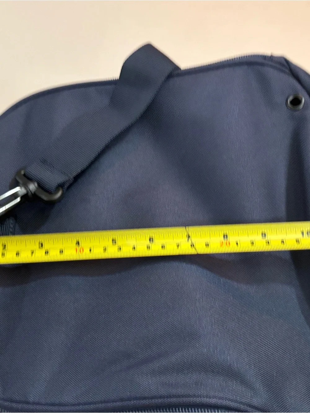 Bella Russo Navy Travel Duffel Bag with Front Pockets | 20”